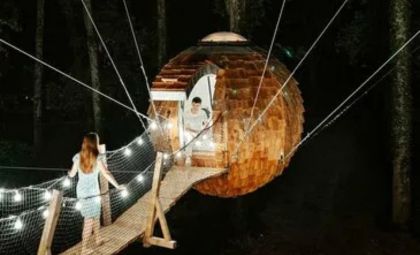 Lov'Nid avec Spa Privatif — love room à Martillac