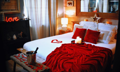 Le chalet romantique en montagne