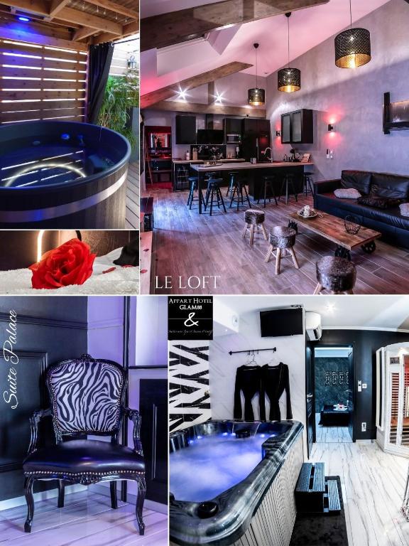 Appart Glam88 — love room à Epinal