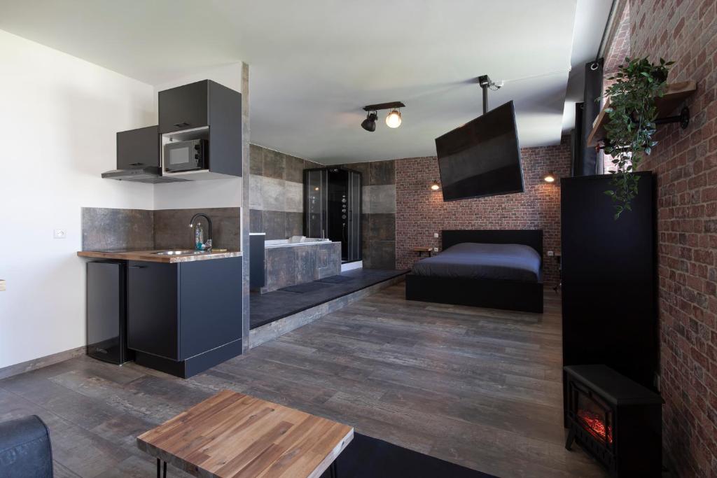 Loft New-Yorkais Spa — love room à Saint-Étienne
