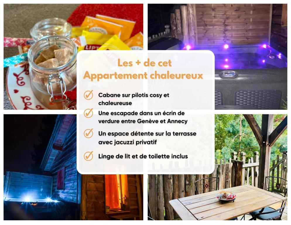 L'Orée des Bornes — love room à Groisy (12km)
