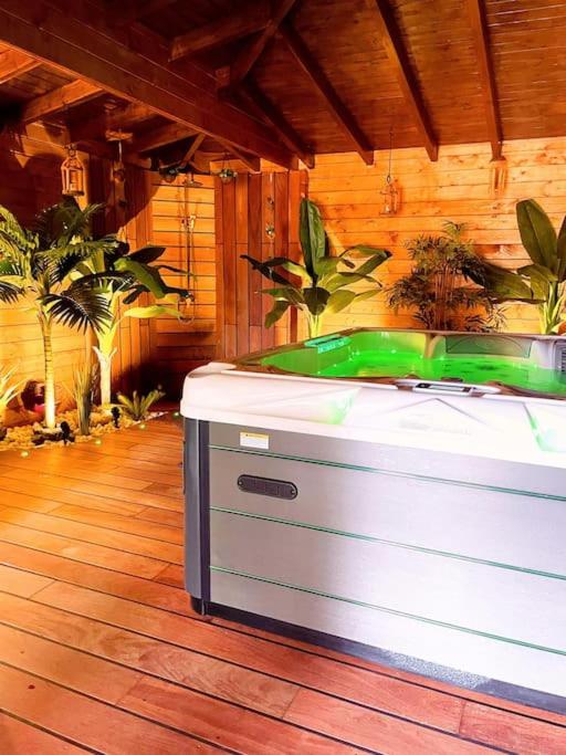 Chalet Tropical — love room à Willems (10km)